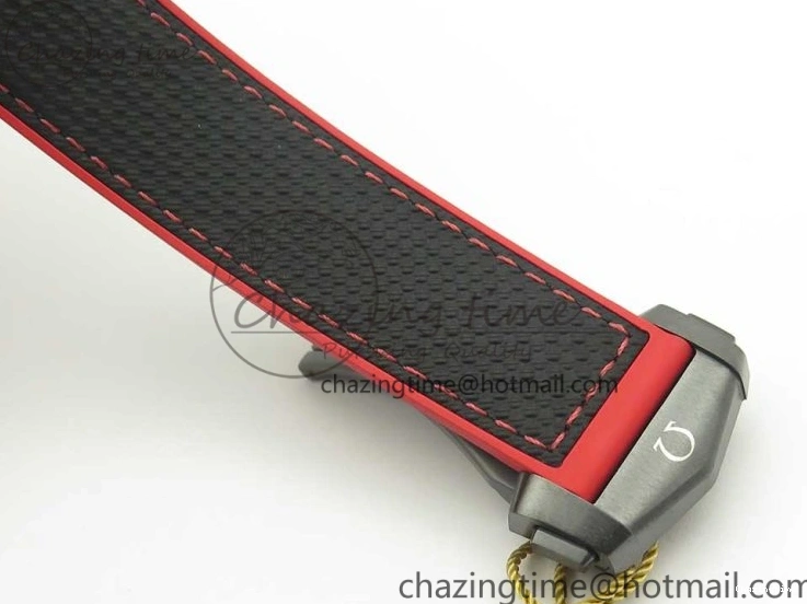 0209 Trendy Planet Ocean 45.5mm Deep Black red Real Ceramic VSF 1:1 Best Edition on Black Nylon Strap A8906 Super Clone 7986